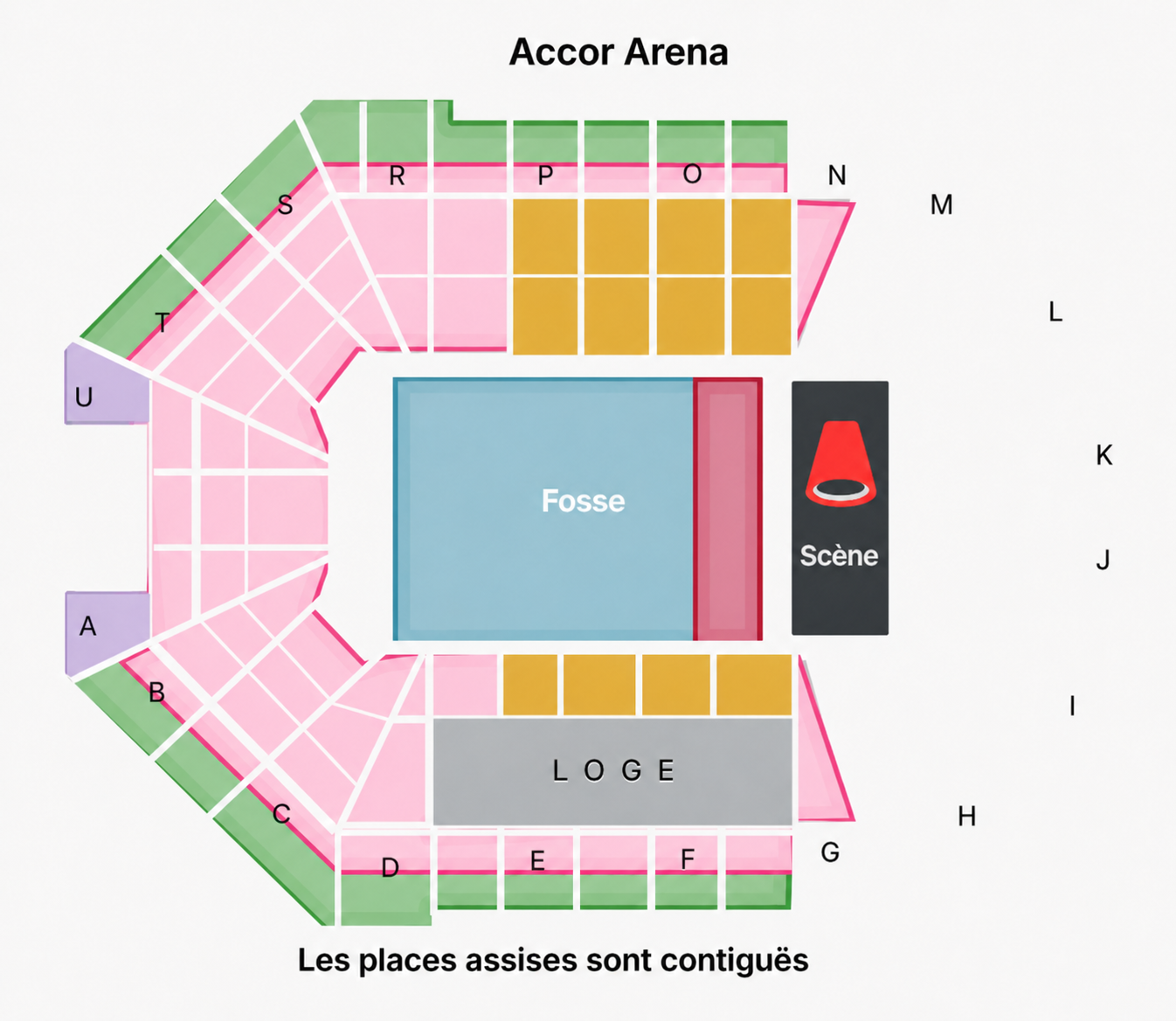 Plan de la salle